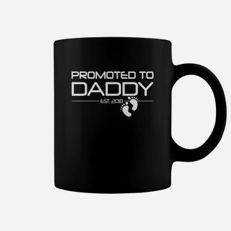 Mens Promoted To Daddy 2018 New Fathers Day Gift Coffee Mug - Seseable