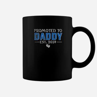 Mens Promoted To Daddy Est 2019 Fathers Day Gifts Coffee Mug - Seseable