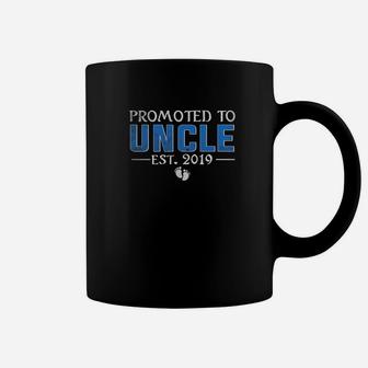 Mens Promoted To Uncle Est 2019 Fathers Day Gifts Coffee Mug - Seseable