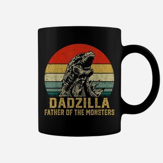 Mens Retro Vintage Dadzilla Father Of The Monsters Funny Gifts T-shirt Coffee Mug - Seseable