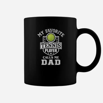 Mens Tennis Dad Shirt Fathers Day Gift Premium Coffee Mug - Seseable