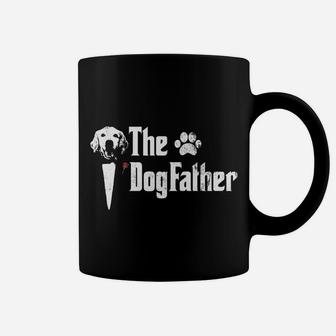 Mens The Dogfather Golden Retriever Dog Dad Fathers Day Coffee Mug - Seseable