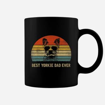 Mens Vintage Best Yorkie Dad Ever Father's Day Gifts For Lover T-shirt Coffee Mug - Seseable