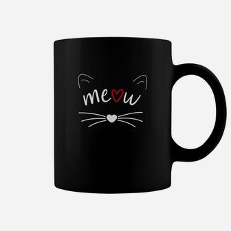 Meow Cool Cute Kitty Meow Funny Cat Gift Coffee Mug - Seseable