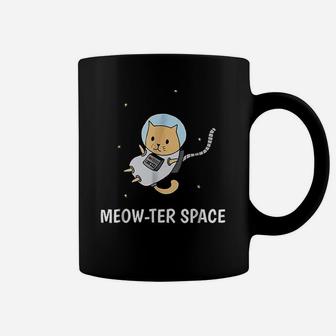 Meow-ter Space Funny Cat Astronaut Pun Coffee Mug - Seseable