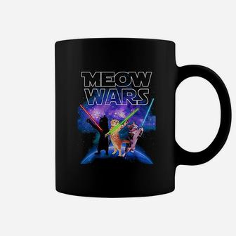Meow Wars Cat Space Kitty Funny Gifts For Cats Lovers Coffee Mug - Seseable