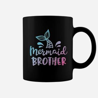Mermaid Brother Funny Merman Family Matching Birthday Gifts Coffee Mug - Seseable