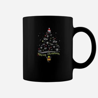 Merry Christmas Tee Funny Bee Lover Christmas Tree Xmas Gift Coffee Mug - Seseable