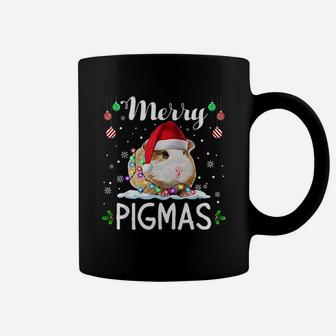 Merry Pigmas Funny Christmas Santa Guinea Pig Lover Coffee Mug - Seseable