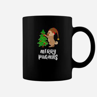 Merry Pugmas Pug Pet Dog Lovers Funny Christmas Shirt Coffee Mug - Seseable