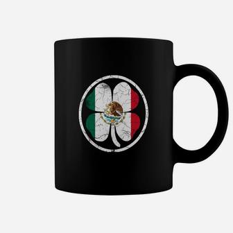 Mexican Irish Flag Shamrock Shirt St Patricks Day Tshirt Coffee Mug - Seseable