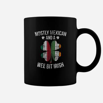 Mexican Wee Bit Irish Funny Mexico Patrick Day Gift Coffee Mug - Seseable
