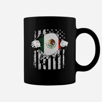 Mexico Mexican American Patriot Flag Coffee Mug - Seseable