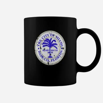Miami Florida City Seal State Home Pride Dade County Coffee Mug - Seseable