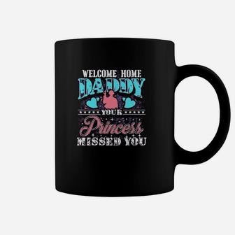Military Daughter Welcome Home Daddy Coffee Mug - Seseable