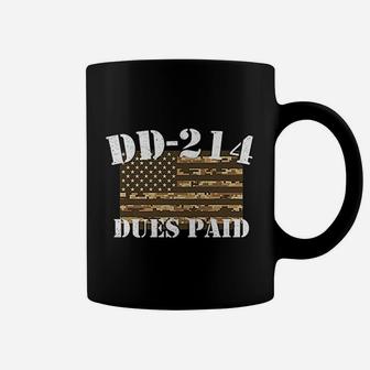 Military Dd214 Apparel Vintage Dd214 Dues Paid Coffee Mug - Seseable