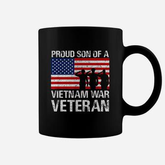 Military Family Gift Proud Son Of A Vietnam Veteran Coffee Mug - Seseable