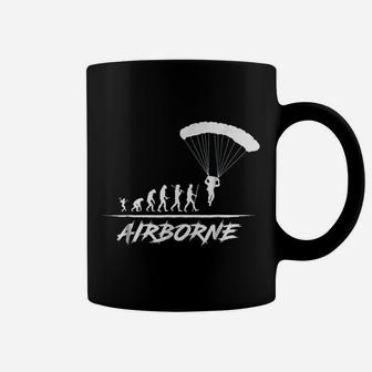 Military Paratrooper Evolution Coffee Mug - Seseable