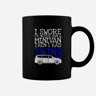 Minivan For Twins Parents Funny Dad Mom Quote Coffee Mug - Seseable