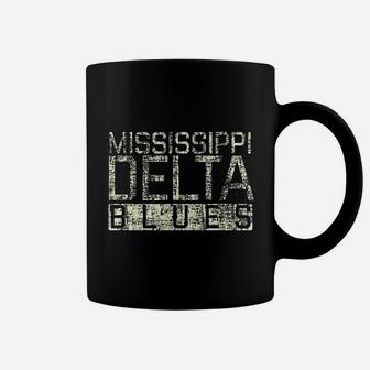 Mississippi Delta Blues Vintage Retro Distressed Coffee Mug | Seseable CA