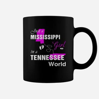 Mississippi Girl In Tennessee Shirts Mississippi Girl Tshirt,tennessee Girl T-shirt,tennessee Girl Tshirt,mississippi Girl In Tennessee Shirts,tennessee Hoodie Coffee Mug - Seseable