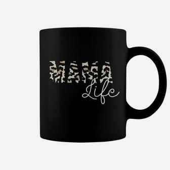 Mom For Women Funny Mama Life Saying Letter Print Coffee Mug - Seseable