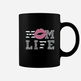 Mom Life And A Little Lip Coffee Mug - Seseable