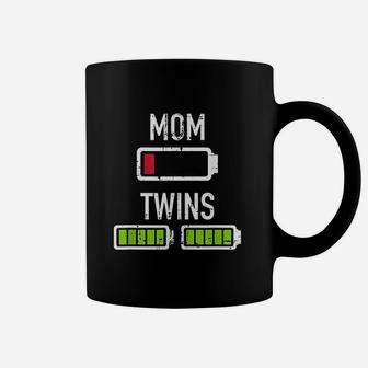 Mom Low Battery Twins Full Battery Coffee Mug - Seseable