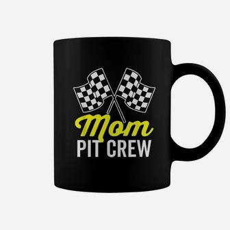 Mom Pit Crew For Racing Coffee Mug - Seseable