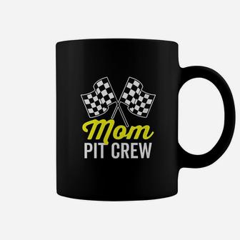 Mom Pit Crew For Racing Party Costume Coffee Mug - Seseable