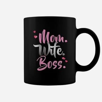Mom Wife Boss Mothers Day Coffee Mug - Seseable