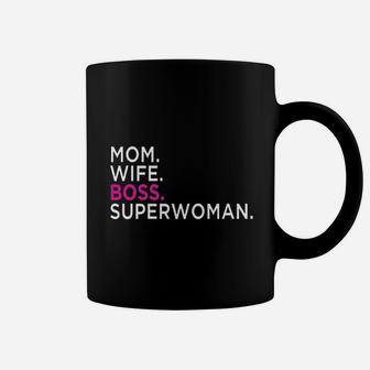 Mom Wife Boss Superwoman  Coffee Mug - Seseable