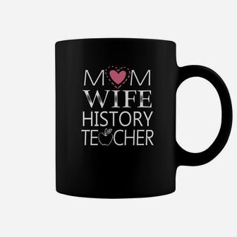 Mom Wife History Teacher Simple Art Coffee Mug - Seseable