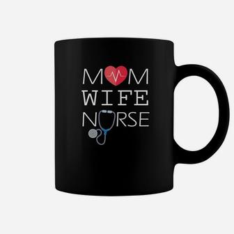 Mom Wife Nurse Happy Mother Mama Mommy Lover Coffee Mug - Seseable