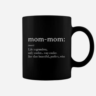 Mommom Gift Definition Grandma Mom Mom Mothers Day Coffee Mug - Seseable