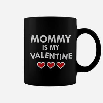 Mommy Is My Valentine Children's Valentine's Day Cute Coffee Mug - Seseable