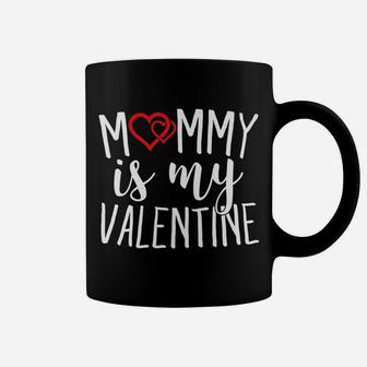 Mommy Is My Valentine Sweet Hearts Cupid Coffee Mug - Seseable