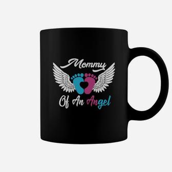 Mommy Of Angels Baby Announcement Mothers Gift Coffee Mug - Seseable