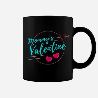 Mommy Valentine Valentines Day Heart Kids Boys Girls Coffee Mug - Seseable