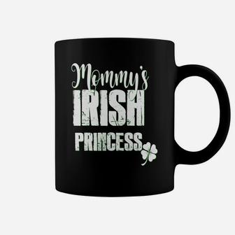 Mommys Irish Princess Patricks Ireland Daughter Kids Coffee Mug - Seseable