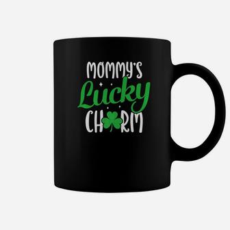 Mommys Lucky Charm St Patricks Day Boys Girls Kids Coffee Mug - Seseable