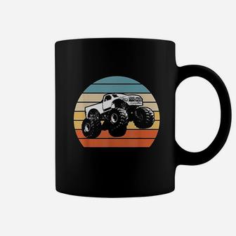 Monster Truck American Flag Racing Usa Vintage Coffee Mug - Seseable