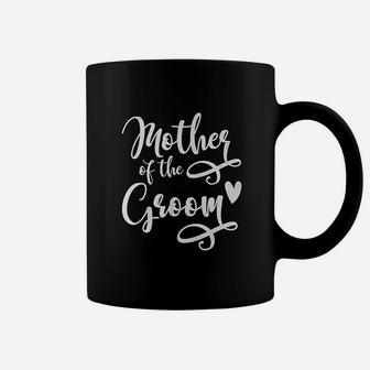 Mother Of The Groom Cursive Heart Family Mom Love Wedding Parent Coffee Mug - Seseable