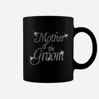 Mother Of The Groom Rhinestone Coffee Mug - Seseable