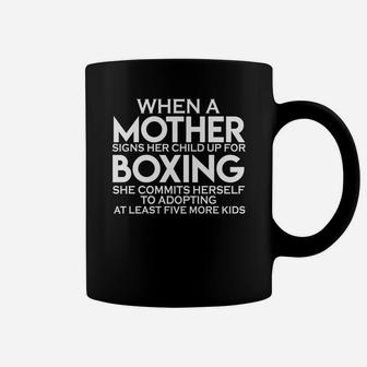 Mothers Day Funny Saying Boxing Gift For Sports Lovers Coffee Mug - Seseable