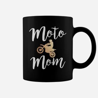 Moto Mom Dirtbike Cute Motocross Mom Gif Coffee Mug - Seseable