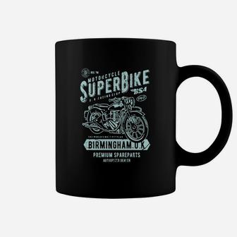 Motorcycle Superbike Retro Vintage Distressed Design Coffee Mug | Seseable CA