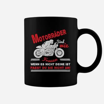 Motorrad-Fan Tassen - Spruch über Motorräder und Frauen - Seseable