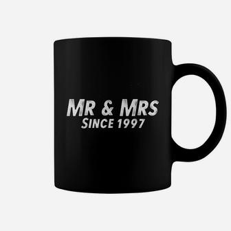Mr And Mrs Since 1997 24th Wedding Anniversary Matching Gift Coffee Mug - Seseable