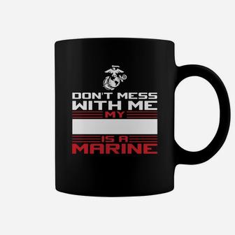 My Daddy Is A Marine, Custom Design Template Coffee Mug - Seseable